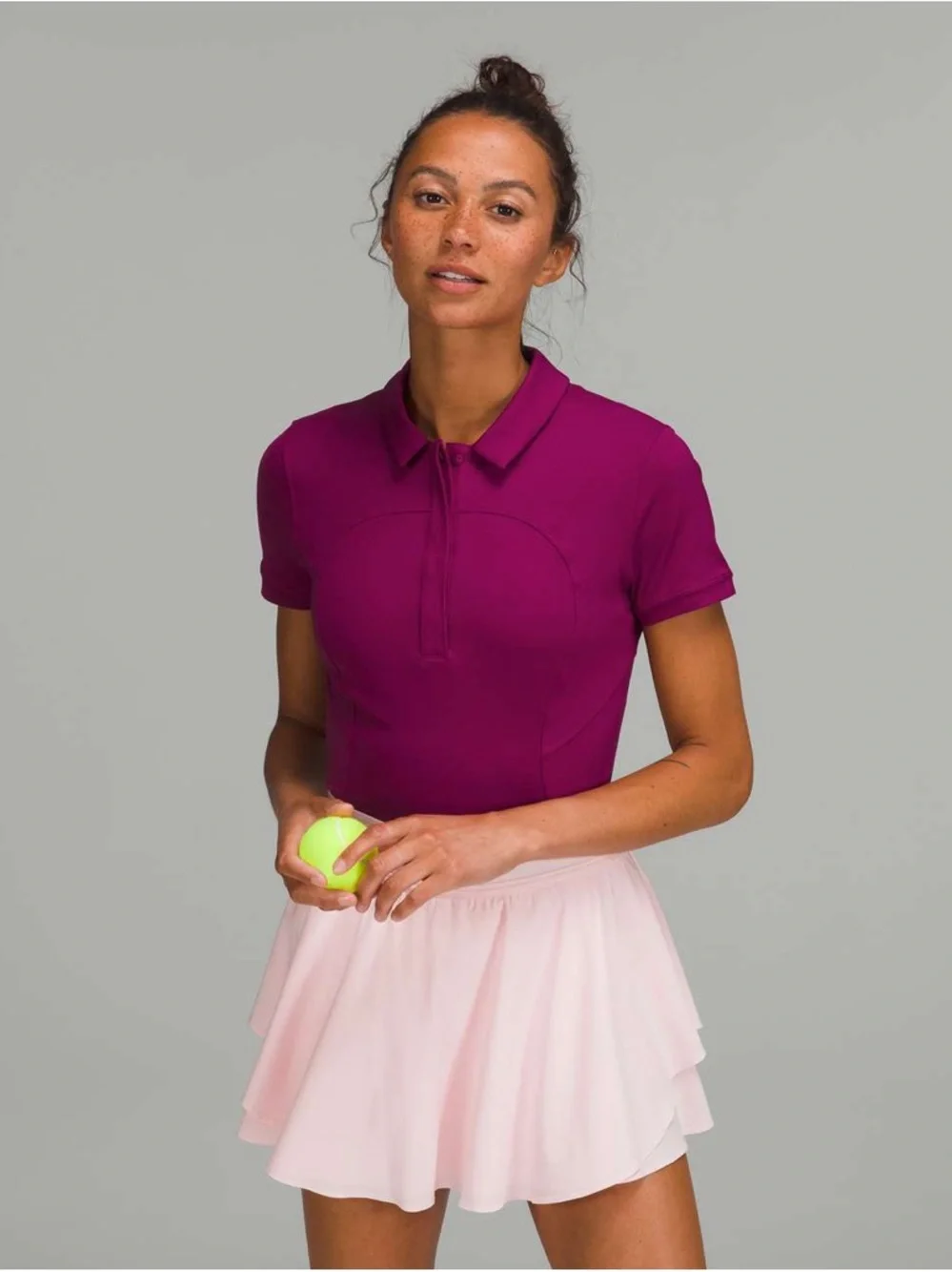 Lululemon Quick-Drying Short Sleeve Polo Shirt- Size 2 - Picture 3 of 10